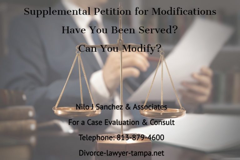supplemental petition to modify
