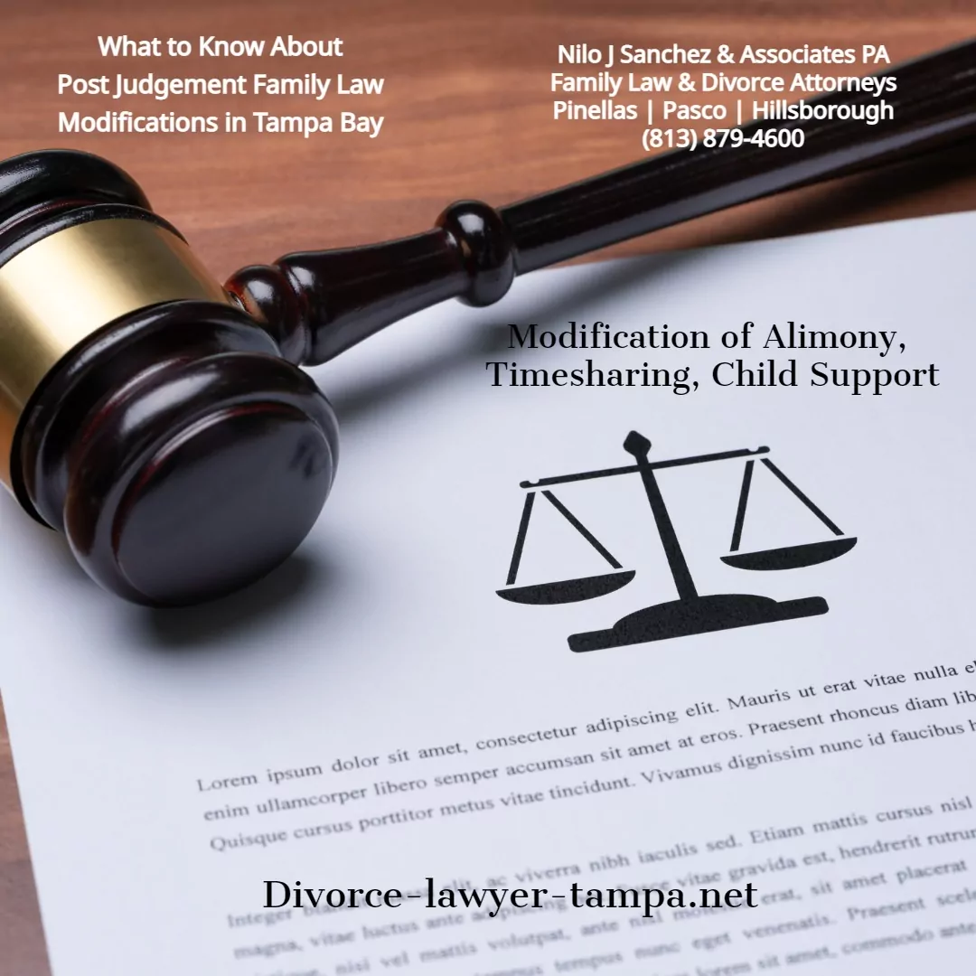 Divorce, Family Law Modification Lawyers, Tampa Bay
