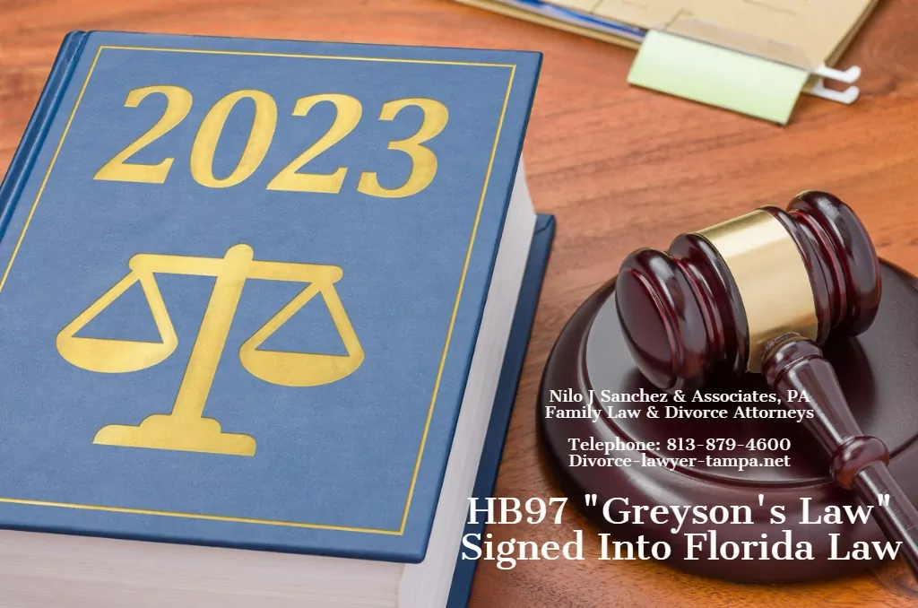 Tampa family lawyers - HB97 Greyson's Law