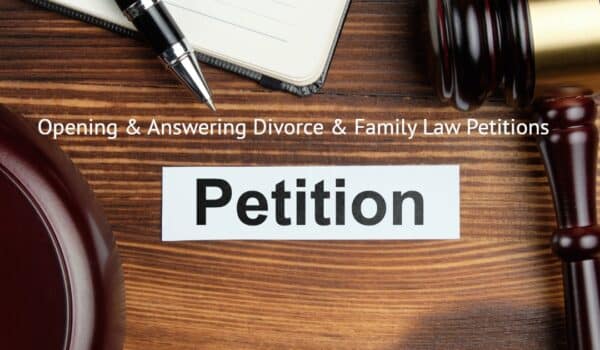Tampa Family Law - Petitions, answers