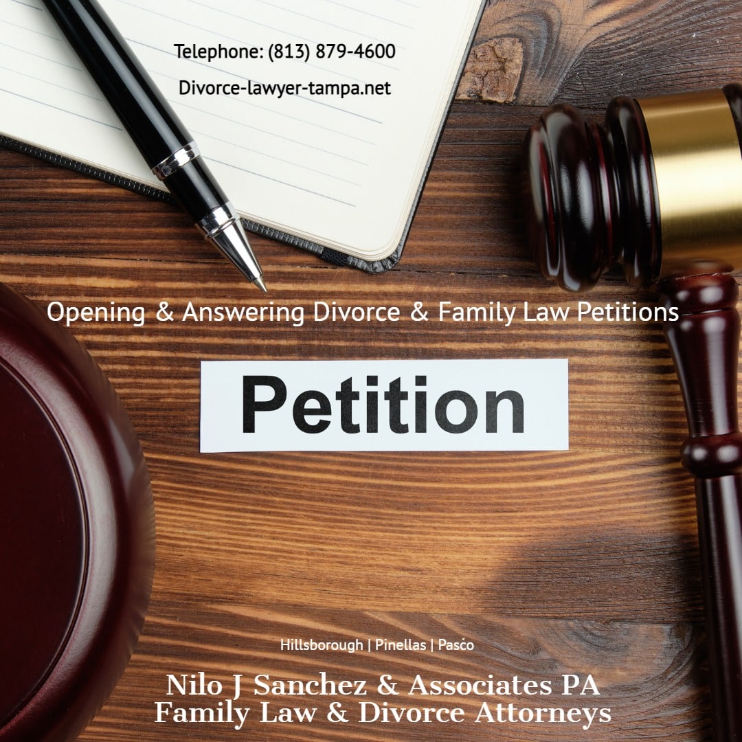 Tampa Family Law - Petitions, answers