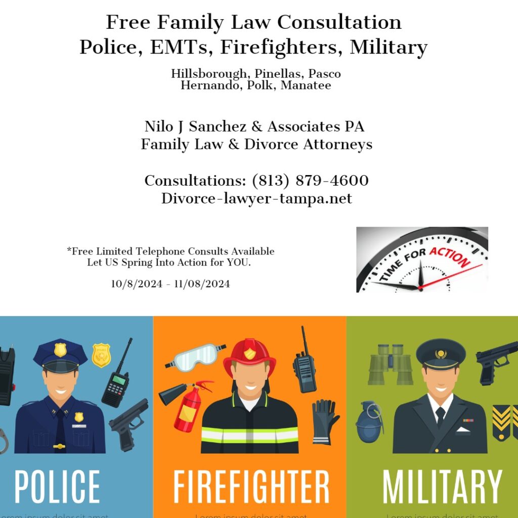 family law attorney for first responders Tampa Bay