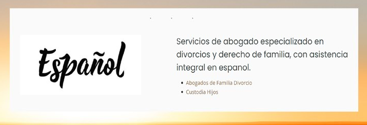 Espanol Para tramitar un divorcio en español en Tampa, Florida